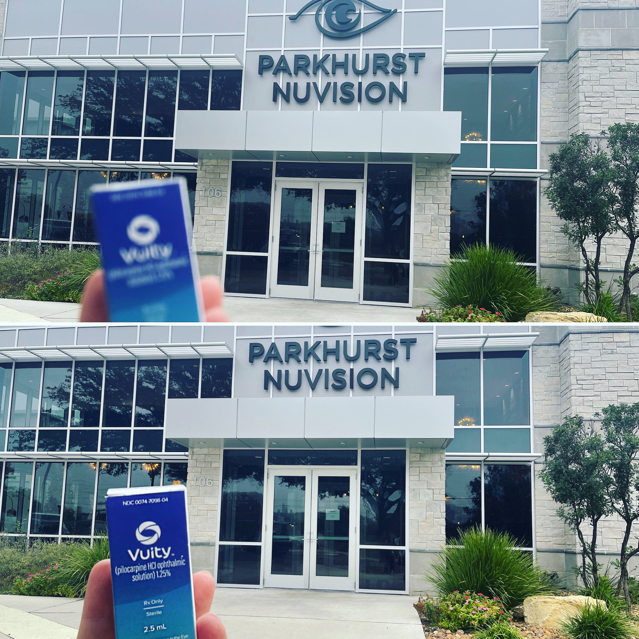 the entrance to parkhurst nuvision building