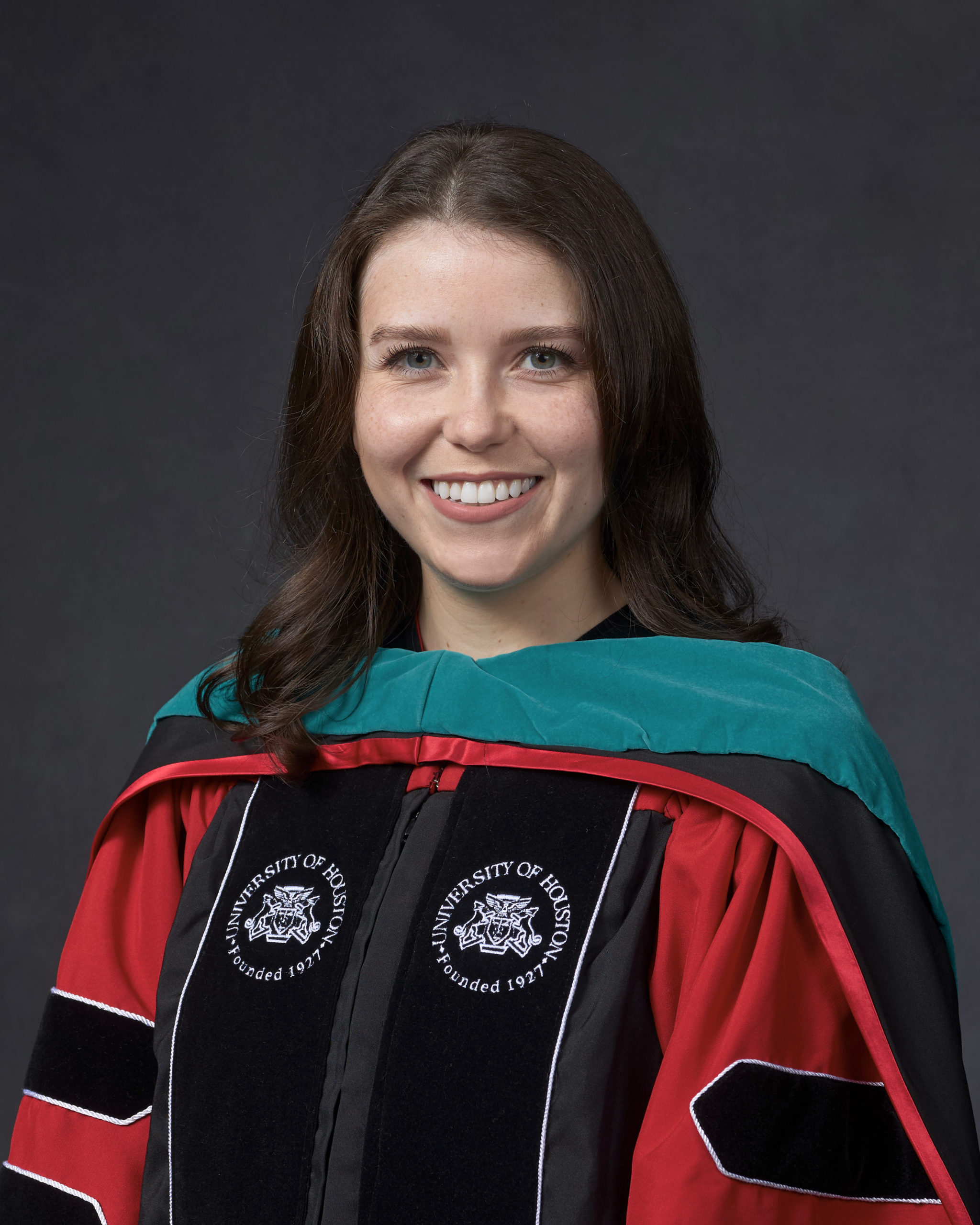 girl in graduation gown