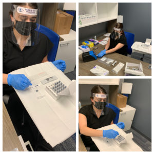 covid testing images