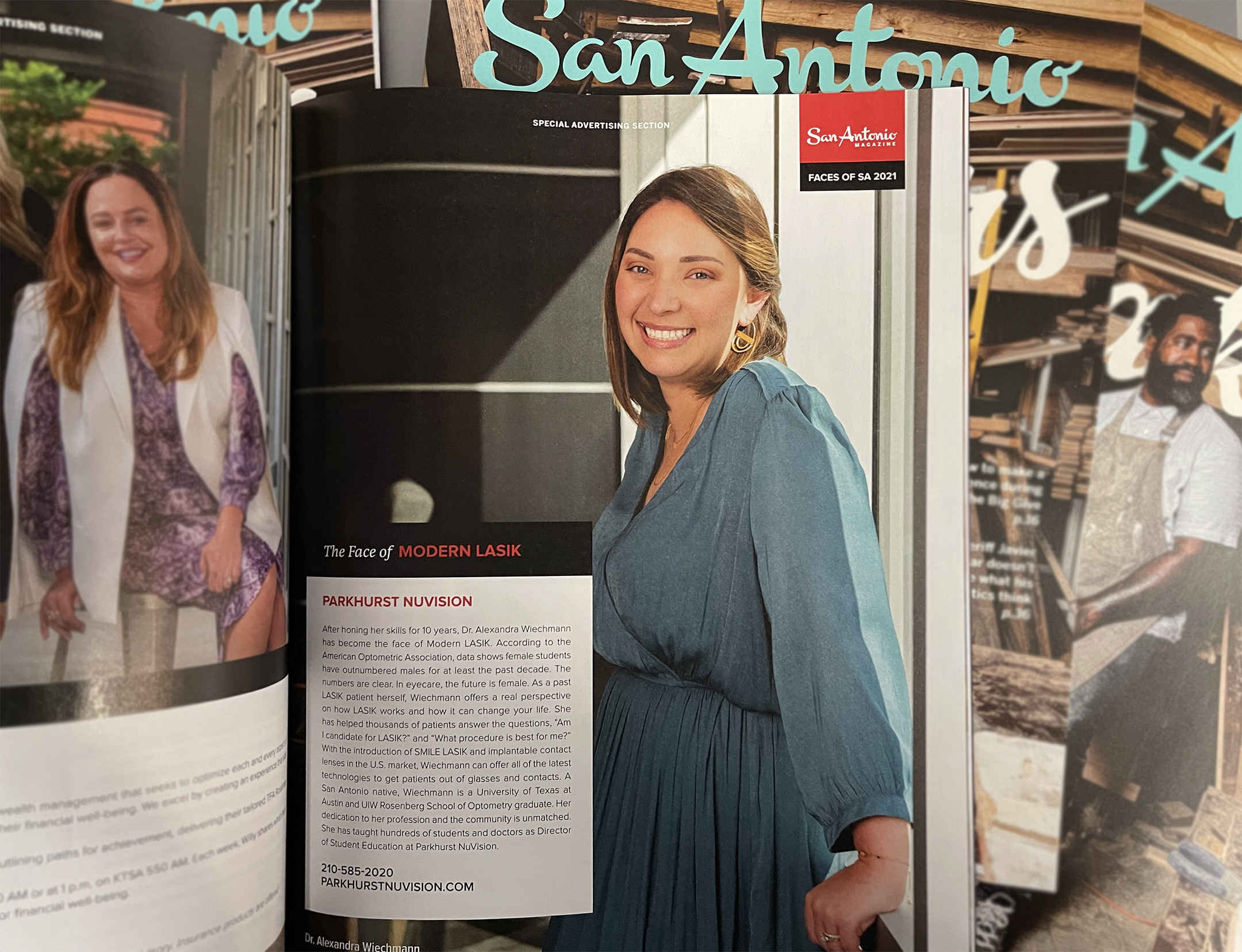 San Antonio Magazine features Parkhurst Nuvision