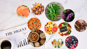 collection of foods that improve eyesight